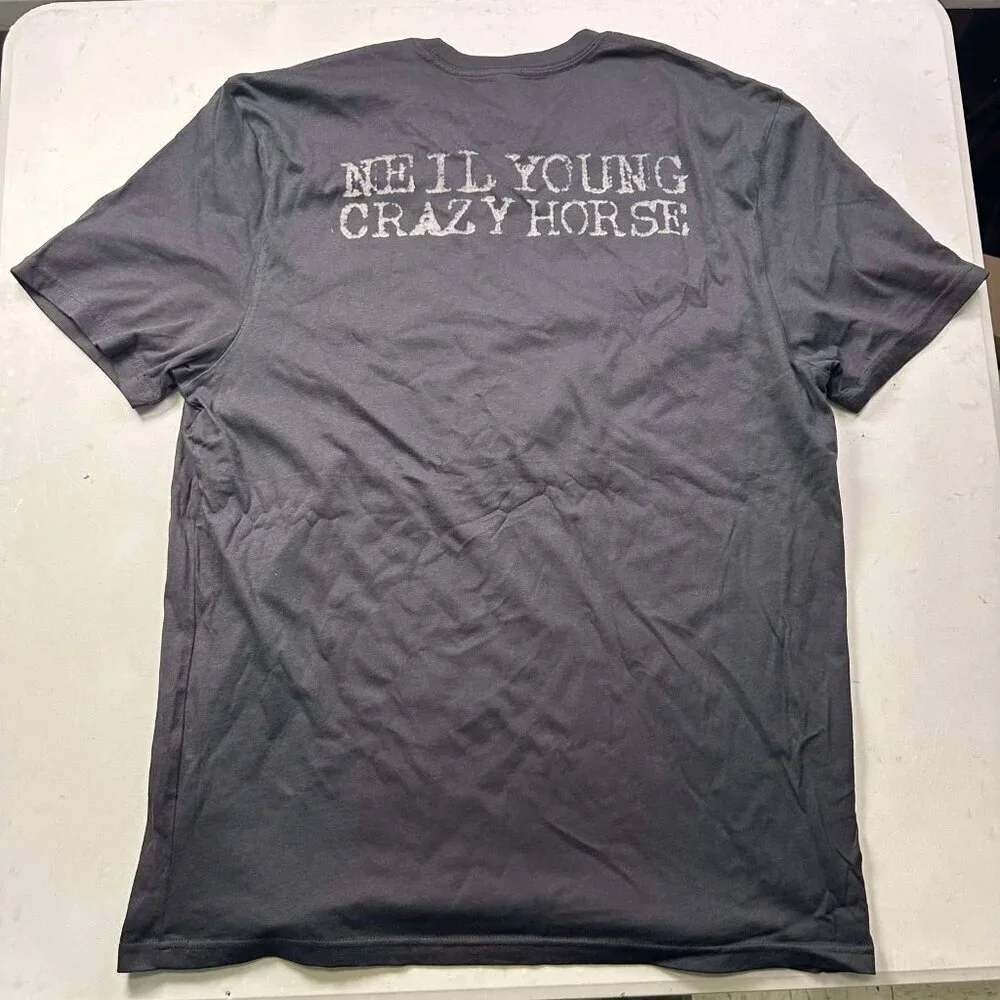 Neil Young Crazy Horse 2024 Love Earth Tour Official Concert T-Shirt